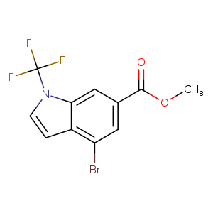 methyl 4-bromo-1-(trifluoromethyl)indole-6-carboxylate