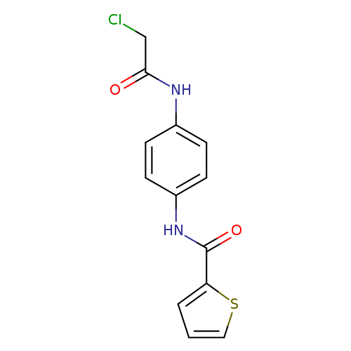 N-[4-(2-chloroacetamido)phenyl]thiophene-2-carboxamide