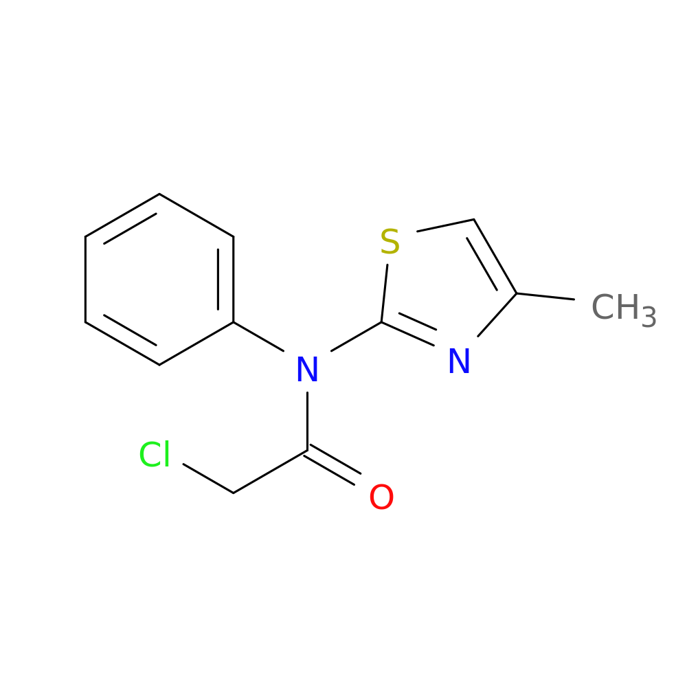 2-Chloro-n-(4-methyl-thiazol-2-yl)-n-phenyl-acetamide