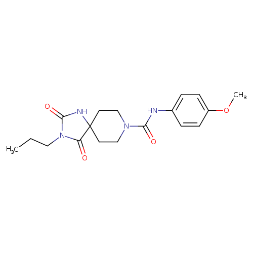 N-(4-methoxyphenyl)-2,4-dioxo-3-propyl-1,3,8-triazaspiro[4.5]decane-8-carboxamide
