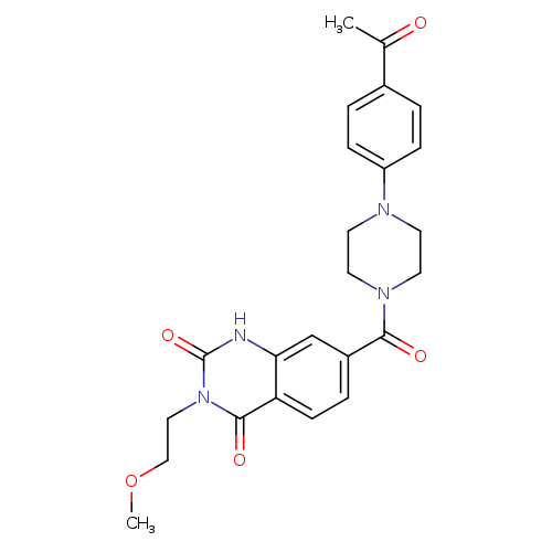 7-[4-(4-acetylphenyl)piperazine-1-carbonyl]-3-(2-methoxyethyl)-1,2,3,4-tetrahydroquinazoline-2,4-dione