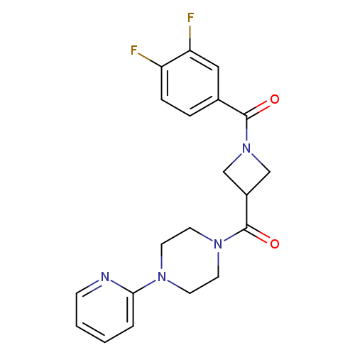 1-[1-(3,4-difluorobenzoyl)azetidine-3-carbonyl]-4-(pyridin-2-yl)piperazine