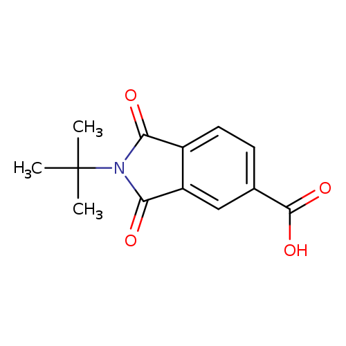 2-TERT-BUTYL-1,3-DIOXO-2,3-DIHYDRO-1 H-ISOINDOLE-5-CARBOXYLIC ACID
