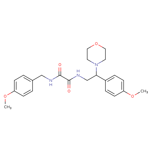 N-[2-(4-methoxyphenyl)-2-(morpholin-4-yl)ethyl]-N'-[(4-methoxyphenyl)methyl]ethanediamide