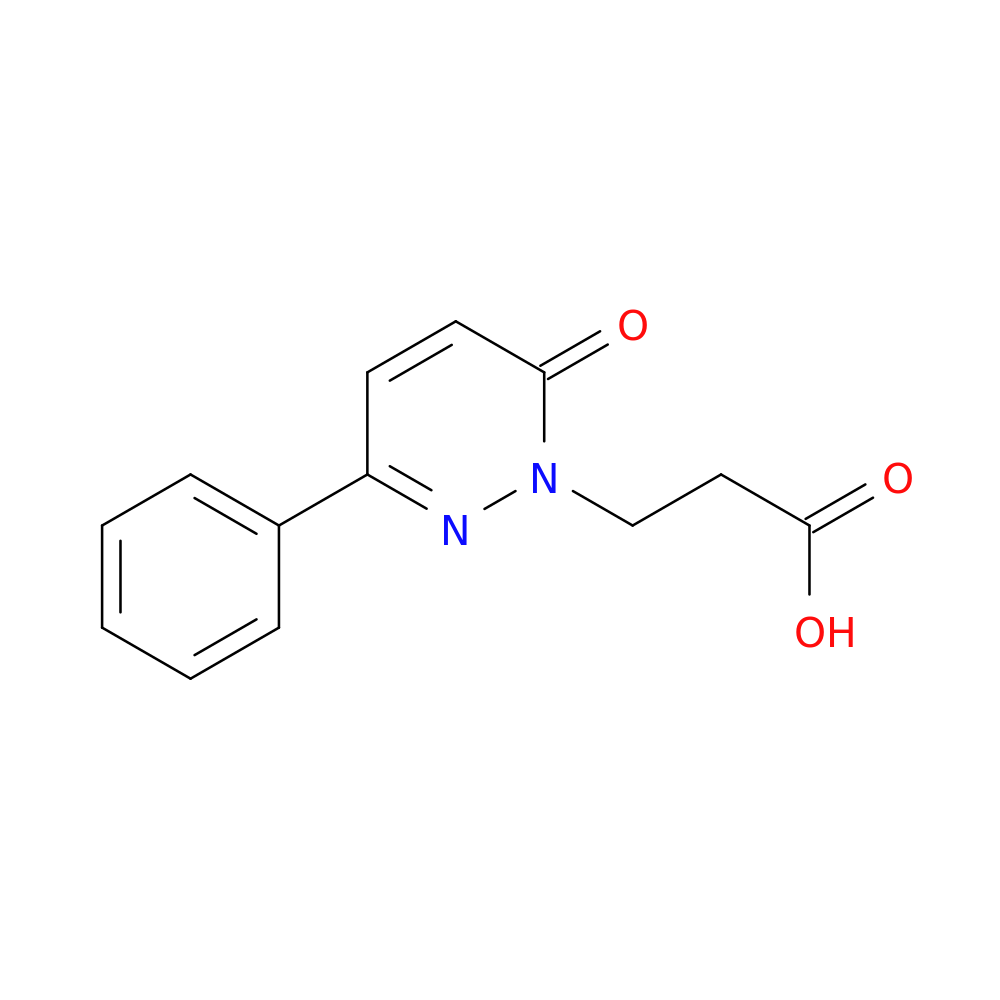 3-(6-oxo-3-phenyl-1,6-dihydropyridazin-1-yl)propanoic acid
