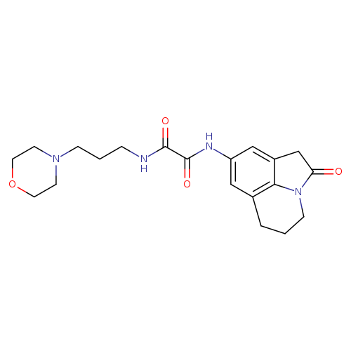 N'-[3-(morpholin-4-yl)propyl]-N-{2-oxo-1-azatricyclo[6.3.1.0^{4,12}]dodeca-4,6,8(12)-trien-6-yl}ethanediamide