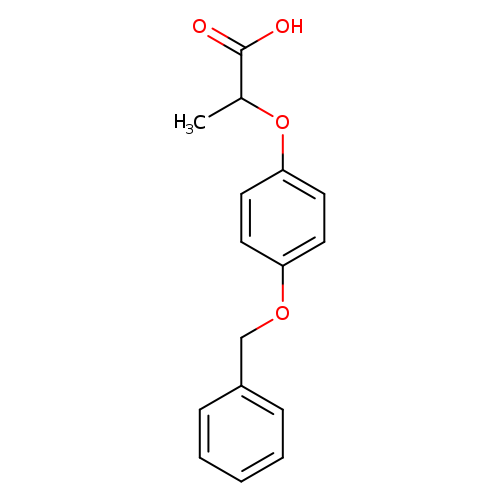 Propionic acid, 2-[p-(benzyloxy)phenoxy]- (6CI)