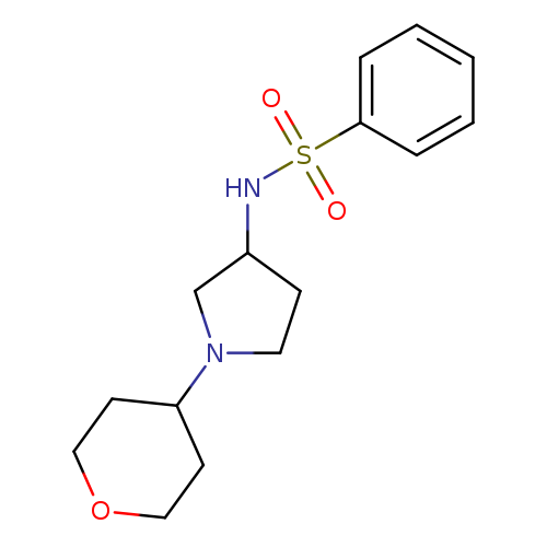 N-[1-(oxan-4-yl)pyrrolidin-3-yl]benzenesulfonamide