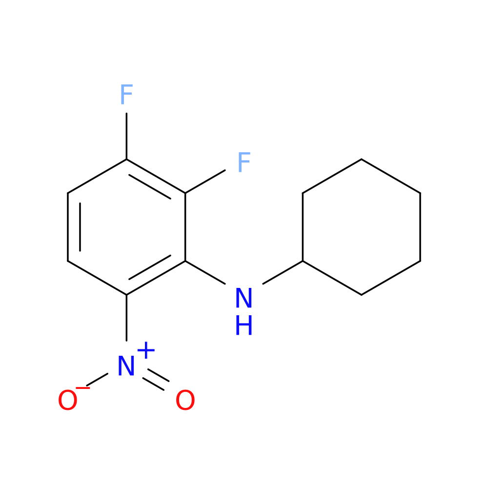 N-Cyclohexyl-2,3-difluoro-6-nitroaniline