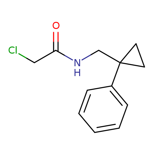 2-Chloro-N-[(1-phenylcyclopropyl)methyl]acetamide
