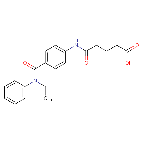 5-{4-[(Ethylanilino)carbonyl]anilino}-5-oxopentanoic acid