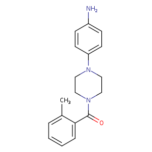 (4-[4-(2-Methylbenzoyl)piperazin-1-yl]phenyl)amine