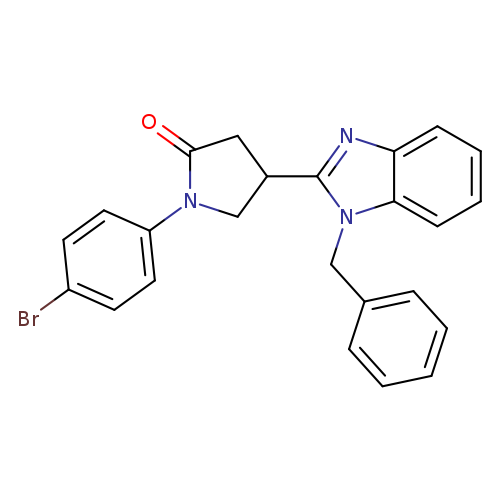 4-(1-benzyl-1H-1,3-benzodiazol-2-yl)-1-(4-bromophenyl)pyrrolidin-2-one