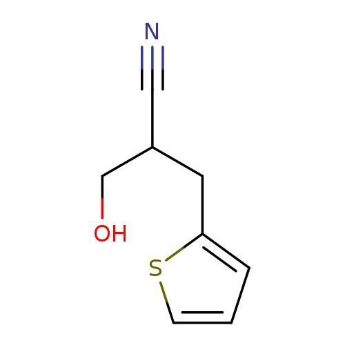 3-hydroxy-2-(thiophen-2-ylmethyl)propanenitrile