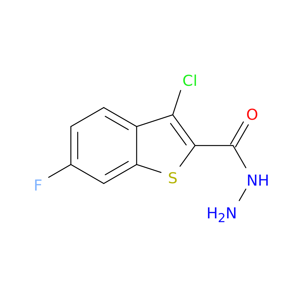 3-Chloro-6-fluoro-1-benzothiophene-2-carbohydrazide