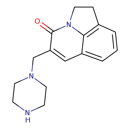5-(piperazin-1-ylmethyl)-1,2-dihydro-4H-pyrrolo[3,2,1-ij]quinolin-4-one