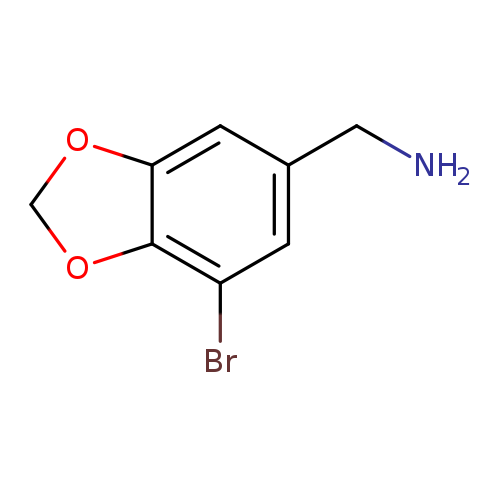 (7-bromo-2H-1,3-benzodioxol-5-yl)methanamine