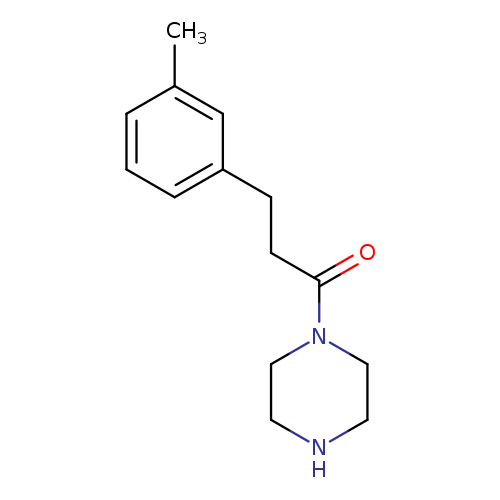 3-(3-methylphenyl)-1-(piperazin-1-yl)propan-1-one