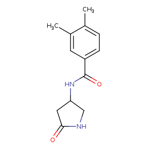 3,4-dimethyl-N-(5-oxopyrrolidin-3-yl)benzamide