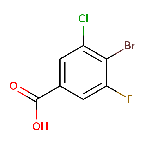 4-Bromo-3-chloro-5-fluorobenzoic acid