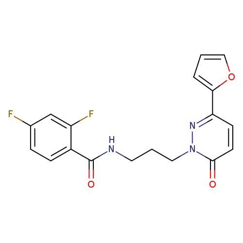2,4-difluoro-N-{3-[3-(furan-2-yl)-6-oxo-1,6-dihydropyridazin-1-yl]propyl}benzamide