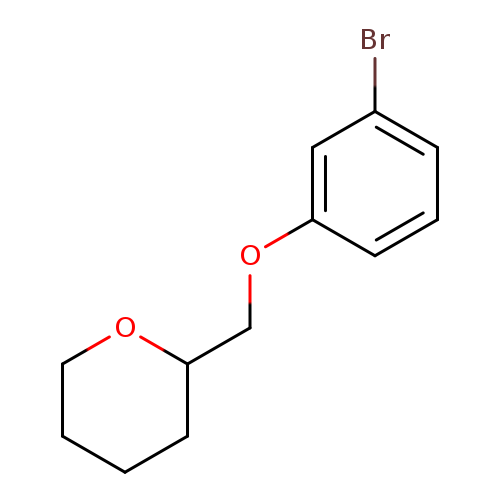 2-((3-Bromophenoxy)methyl)tetrahydro-2H-pyran