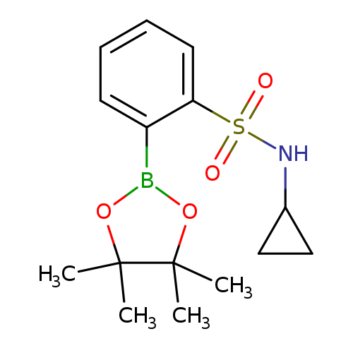 N-Cyclopropyl-2-(tetramethyl-1,3,2-dioxaborolan-2-yl)benzenesulfonamide
