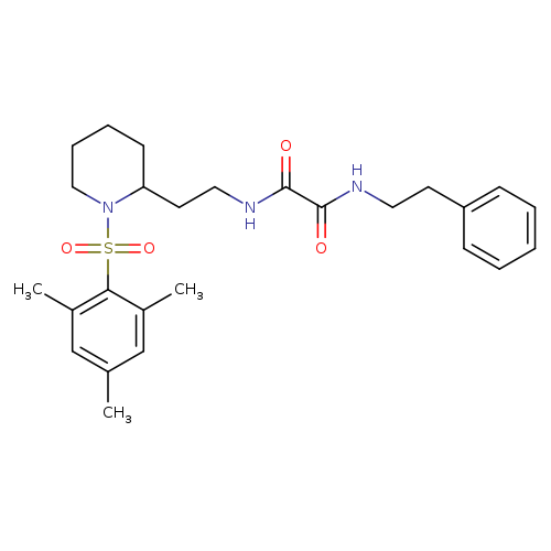 N'-(2-phenylethyl)-N-{2-[1-(2,4,6-trimethylbenzenesulfonyl)piperidin-2-yl]ethyl}ethanediamide