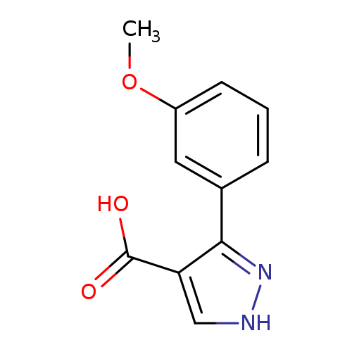 3-(3-Methoxyphenyl)-1h-pyrazole-4-carboxylic acid