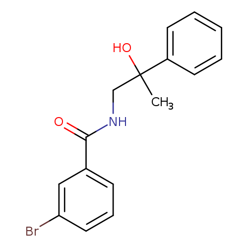 3-bromo-N-(2-hydroxy-2-phenylpropyl)benzamide