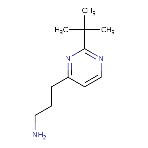 3-(2-tert-butylpyrimidin-4-yl)propan-1-amine