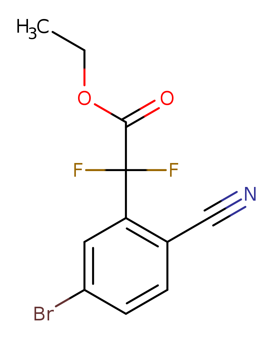ethyl 2-(5-bromo-2-cyanophenyl)-2,2-difluoroacetate