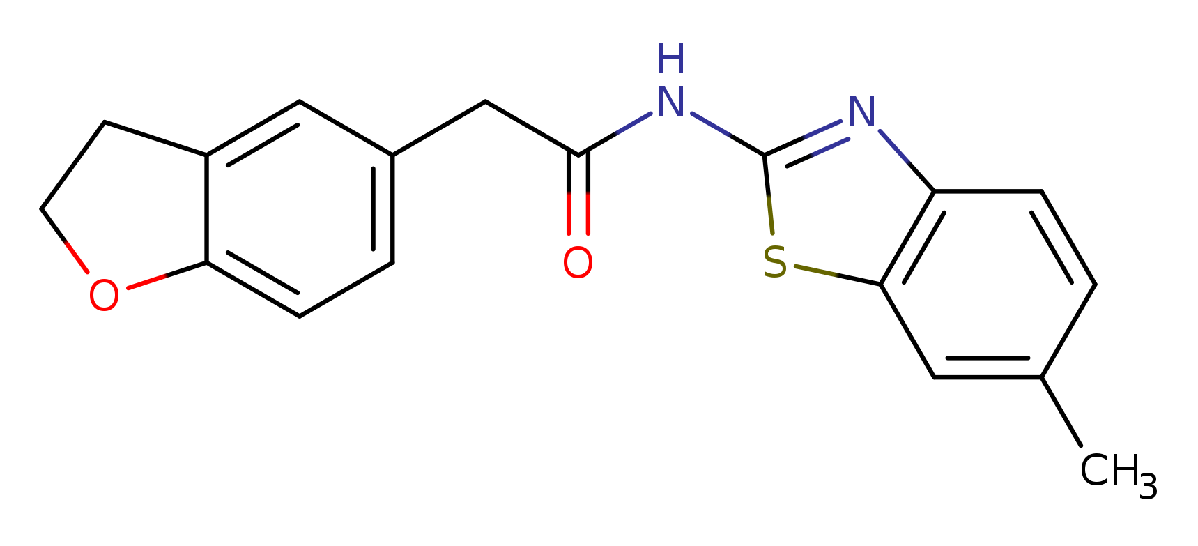 2-(2,3-Dihydrobenzofuran-5-yl)-N-(6-methylbenzo[d]thiazol-2-yl)acetamide