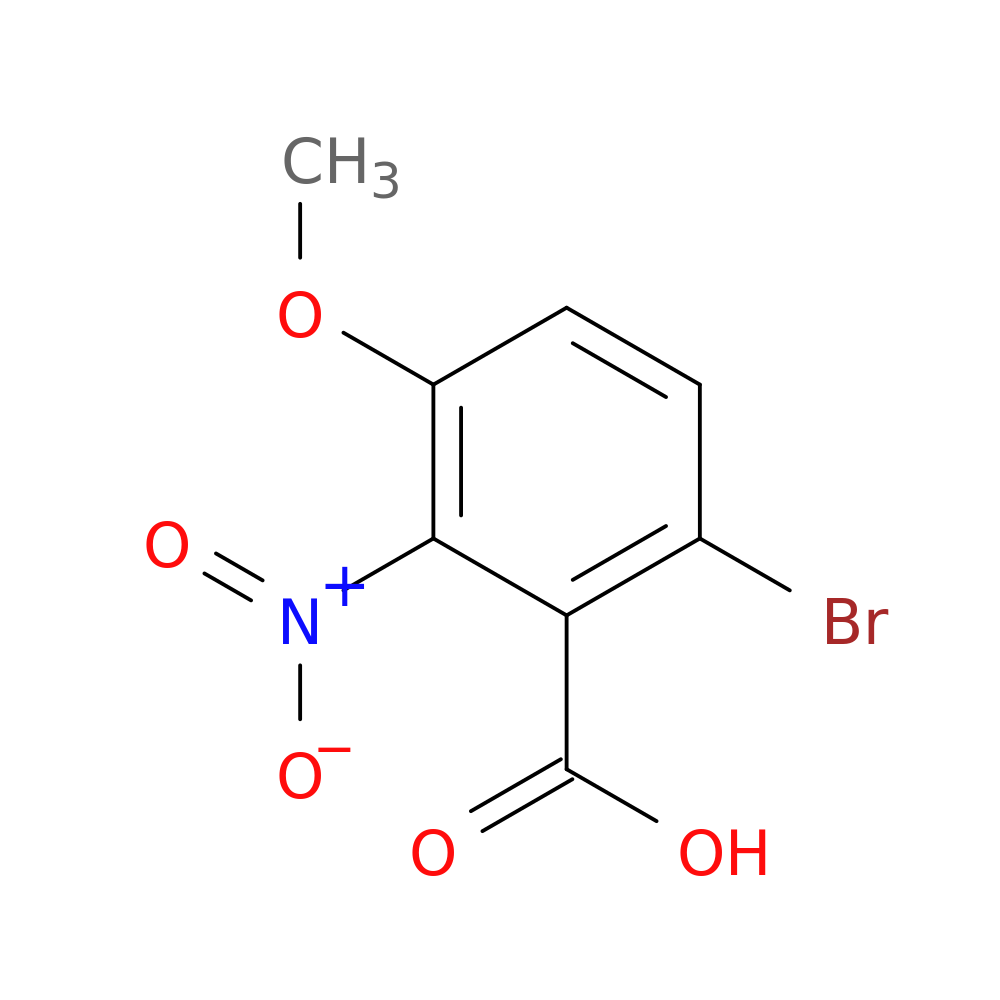 6-Bromo-3-methoxy-2-nitrobenzoic acid
