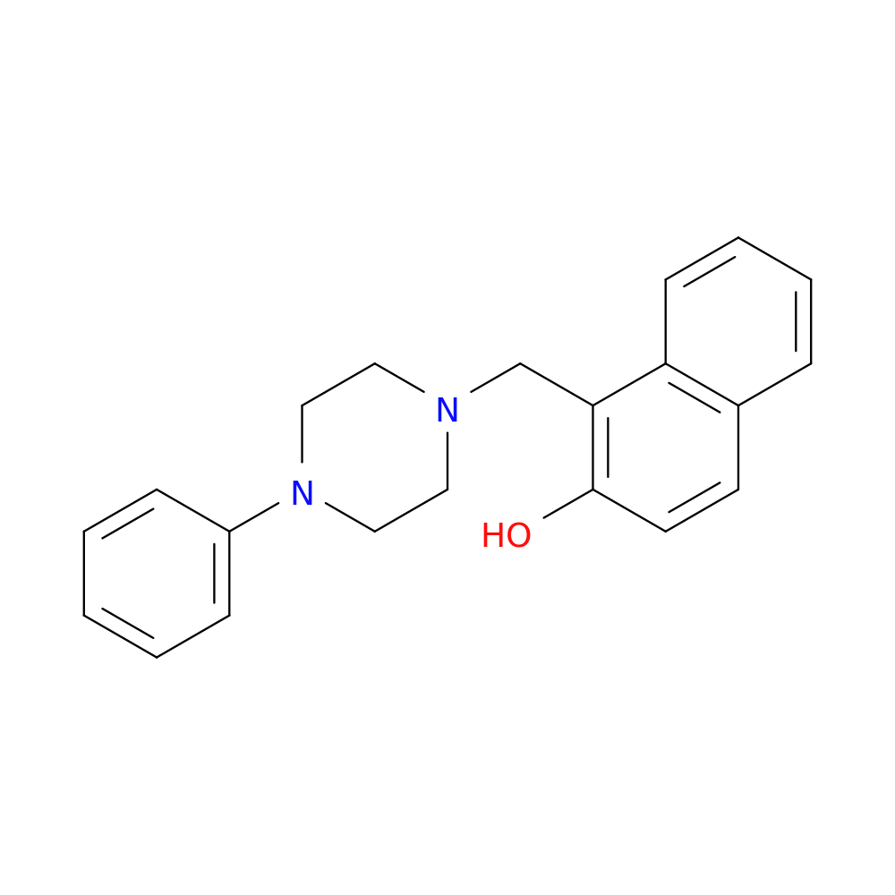 1-[(4-phenylpiperazin-1-yl)methyl]naphthalen-2-ol