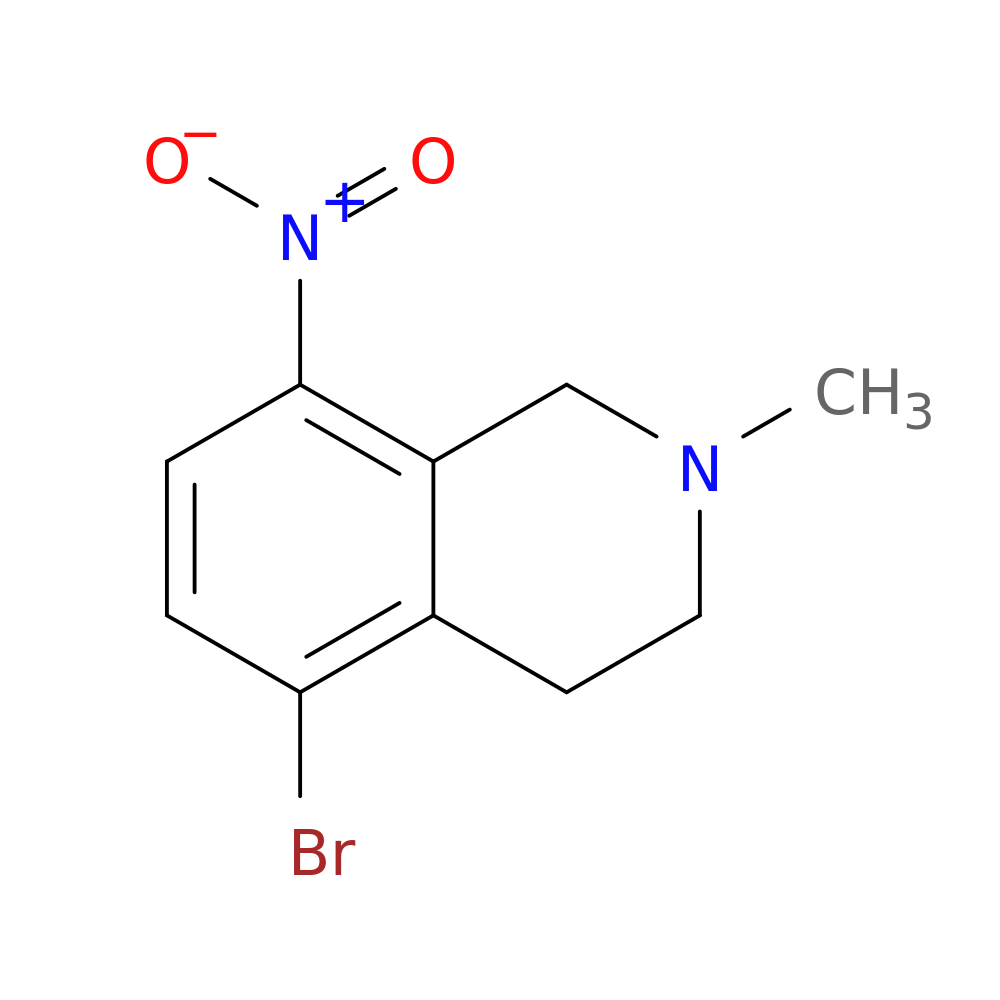 5-Bromo-2-methyl-8-nitro-1,2,3,4-tetrahydroisoquinoline