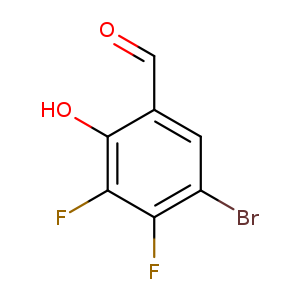 5-Bromo-3,4-difluoro-2-hydroxybenzaldehyde