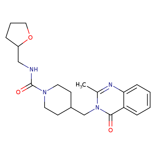 4-[(2-methyl-4-oxo-3,4-dihydroquinazolin-3-yl)methyl]-N-[(oxolan-2-yl)methyl]piperidine-1-carboxamide