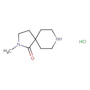 2,8-Diazaspiro[4.5]decan-1-one, 2-methyl-, hydrochloride (1