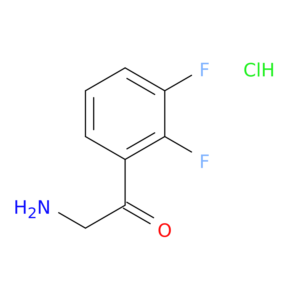 2-amino-1-(2,3-difluorophenyl)ethan-1-one hydrochloride
