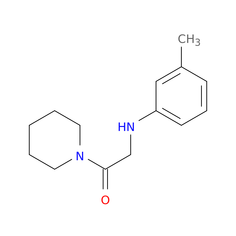 2-[(3-methylphenyl)amino]-1-(piperidin-1-yl)ethan-1-one