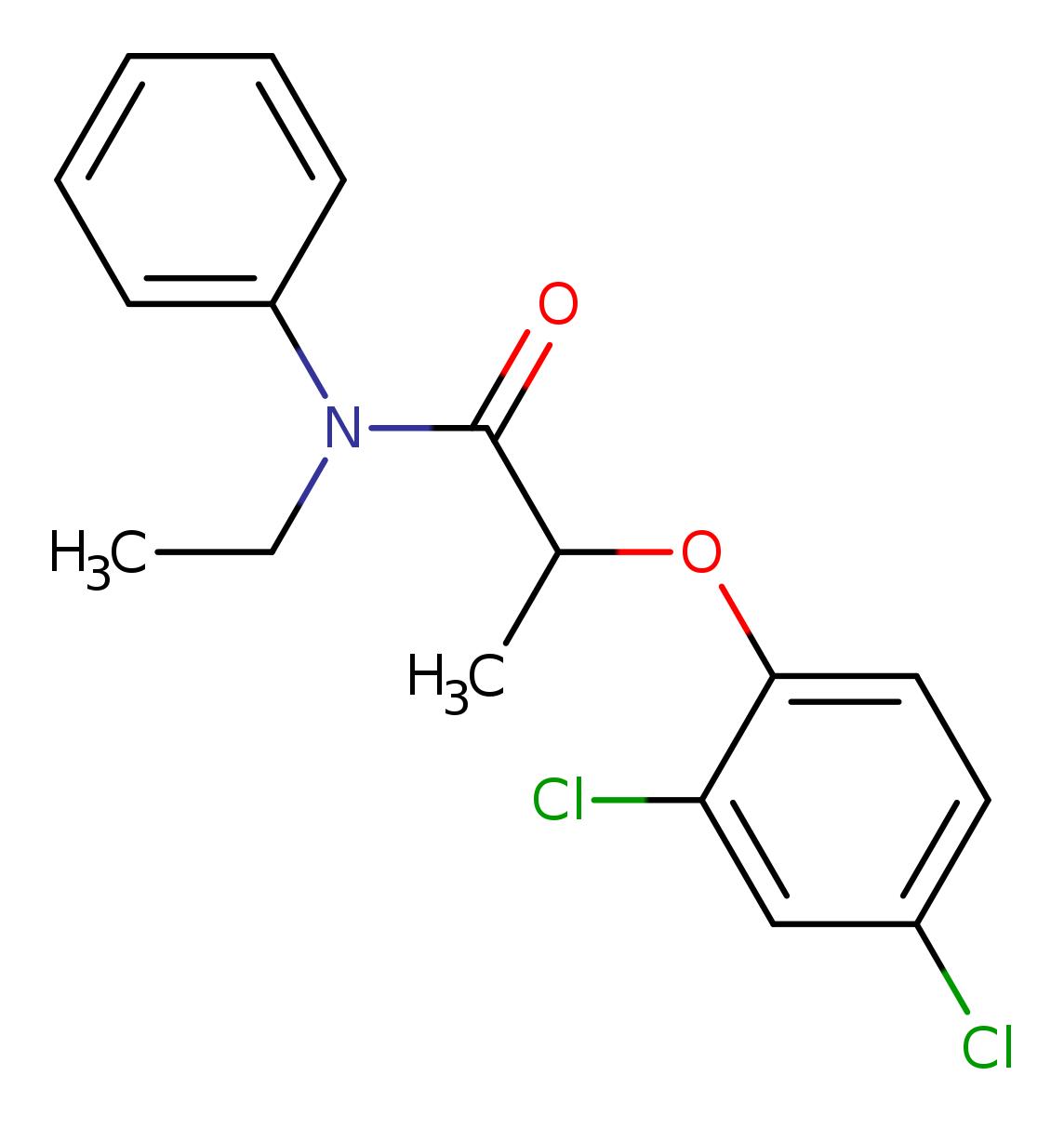 2-(2,4-dichlorophenoxy)-N-ethyl-N-phenylpropanamide