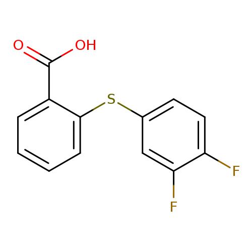 2-[(3,4-difluorophenyl)sulfanyl]benzoic acid