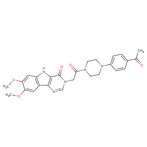 3-{2-[4-(4-acetylphenyl)piperazin-1-yl]-2-oxoethyl}-7,8-dimethoxy-3H,4H,5H-pyrimido[5,4-b]indol-4-one