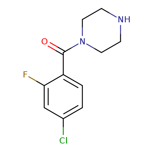 (4-Chloro-2-fluorophenyl)(piperazin-1-yl)methanone
