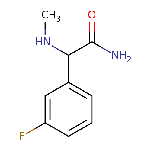 2-(3-fluorophenyl)-2-(methylamino)acetamide