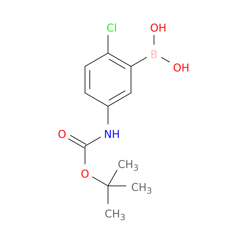 5-BOC-AMINO-2-CHLOROPHENYLBORONIC ACID