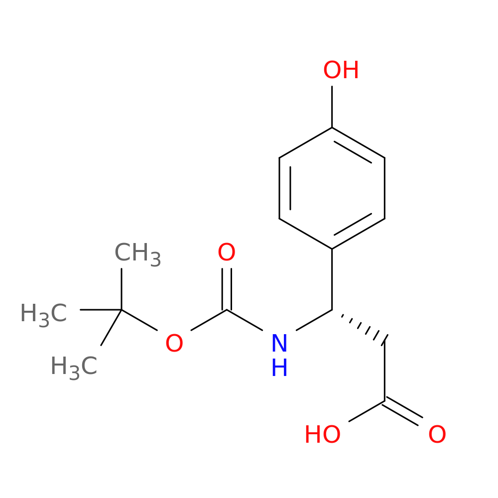 (S)-3-((Tert-Butoxycarbonyl)Amino)-3-(4-Hydroxyphenyl)Propanoic Acid