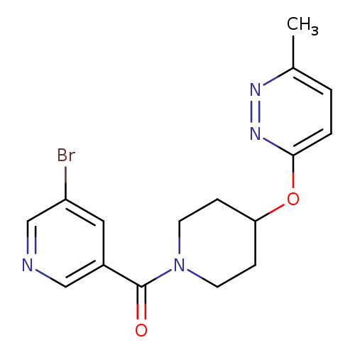 3-{[1-(5-bromopyridine-3-carbonyl)piperidin-4-yl]oxy}-6-methylpyridazine