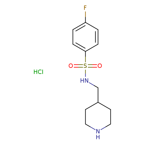 4-Fluoro-N-piperidin-4-ylmethyl-benzenesulfonamide hydrochloride